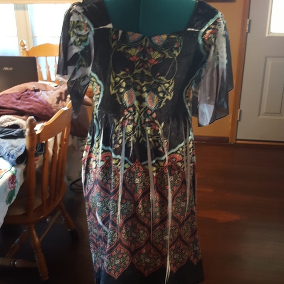 Midi dress multi colored π5 for 30π - Picture 4 of 7